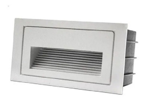 Imagem 1 de 6 de Balizador Led 3w Parede Embutir Escada Luminária Bivolt Ip65