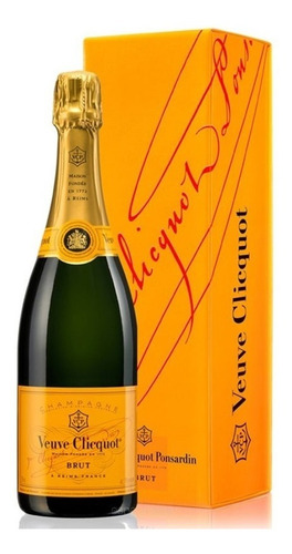 Champagne Veuve Clicquot Brut Yellow Estuche.