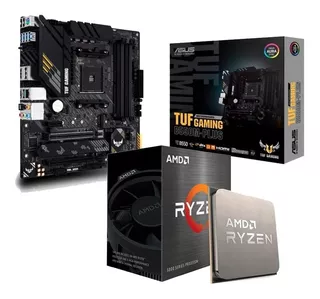 Kit Placa Mae Asus Tuf B550m Plus + Proc Amd Ryzen 5 5600x