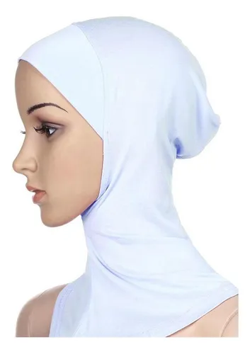 4x Gorro Hijab De Algodón For Mujer, Bufanda For Cabeza Mu