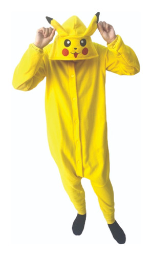 Kigurumi Pikachu Pijama Mameluco Harukamii Msi