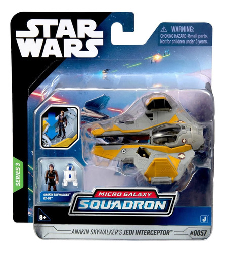 Star Wars Micro Galaxy Anakin Skywalker's Jedi Interceptor