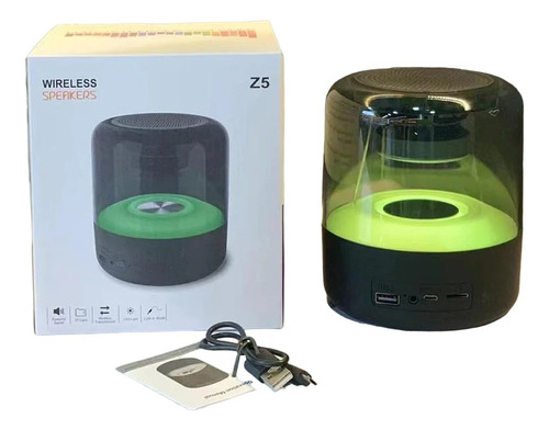 Mini Altavoz Mini Speaker Inalámbrico Parlante Portátil Z5 Color Negro