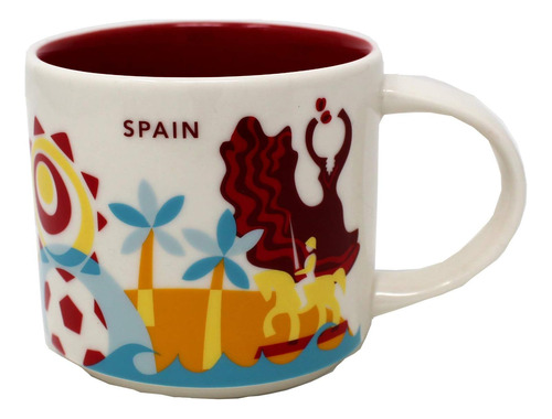 Taza Starbucks You Are Here Series España, 14 Oz