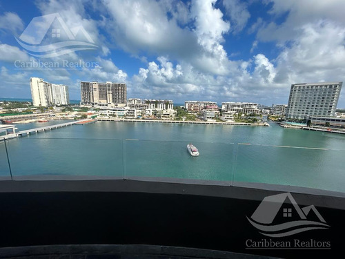 Departamento Amueblado En Venta, Shark Tower Puerto Cancún. Hcs2427