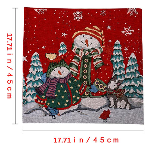 Uma Fronha New Christmas Decorations Sofa Back Cover Chris
