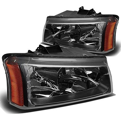 Faros Negros Ámbar Avalanche Silverado 03-06