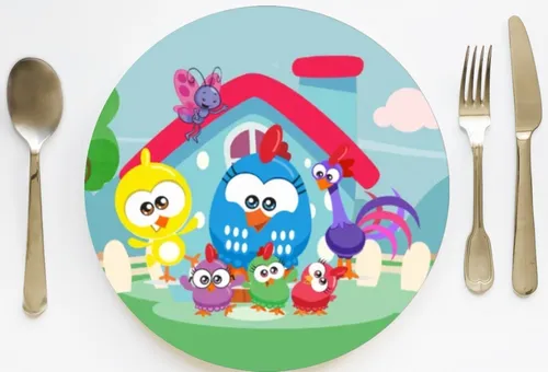 60 Capas De Sousplat Supla Para Aniversário Infantil