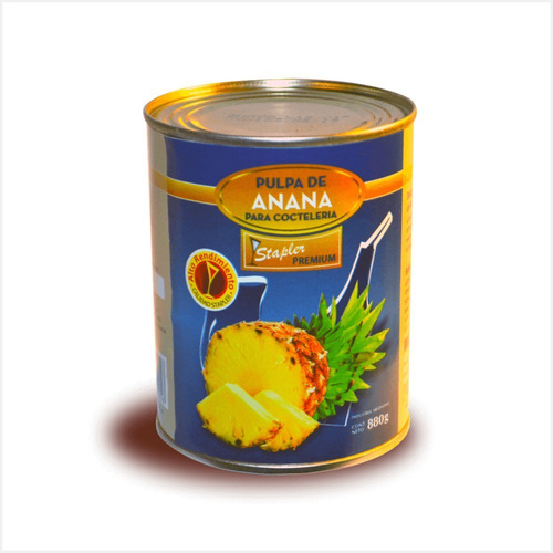 Imagen 1 de 8 de Pulpa De Anana Lata Stapler 880g