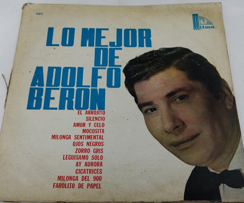 Adolfo Beron Lo Mejor De Adolfo Beron Lp La Cueva Musical