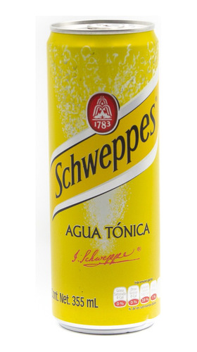 11 Pack Agua Tonica Schweppes 355 Ml