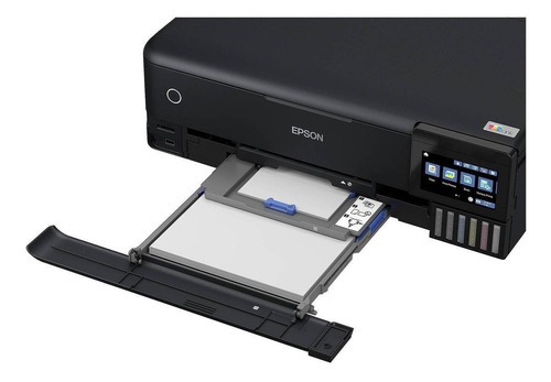 Imagen 3 de 6 de Impresora a color multifunción Epson EcoTank L8180 con wifi negra 220V