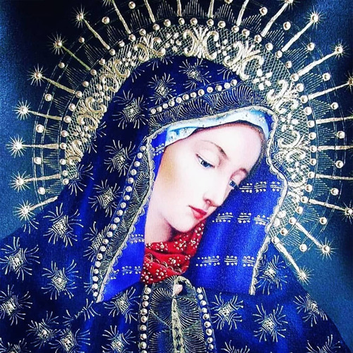 Rosbery Kits Pintura Diamante Para Adulto Arte Virgen Maria