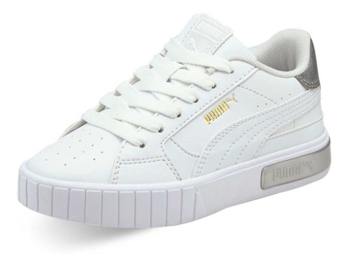 Puma Cali Star Metallic Ps White 38280401 Niño Niña