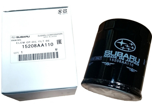 Filtro Aceite Motor Original Subaru 15208aa110