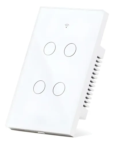 Interruptor Inteligente Sem Neutro 4 Teclas 4x2 Wifi Alexa | MercadoLivre