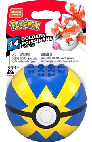 Pokémon Goldeen Pokebola Mega Construx 