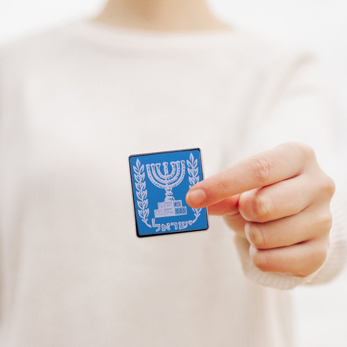 Alfileres Con La Insignia X Make Israel Strong Again, Moda F