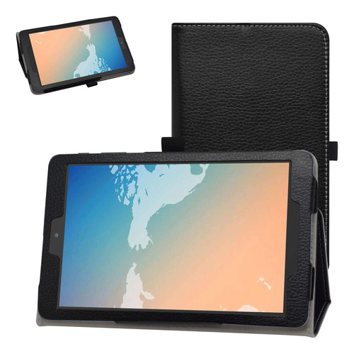 Bige Funda De Piel Sintética Para Tablet Verison Alcatel T.