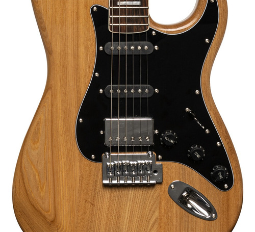 Stagg Ses60 Stratocaster Vintage Hss Guitarra Electrica Nat Color Natural Orientación De La Mano Diestro