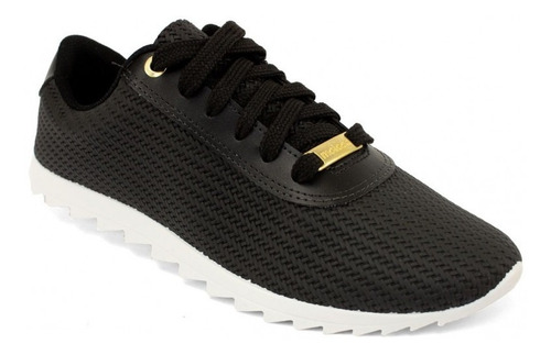 Imagem 2 de 2 de Tênis Feminino Moleca Tratorado Preto 5632 Oferta!