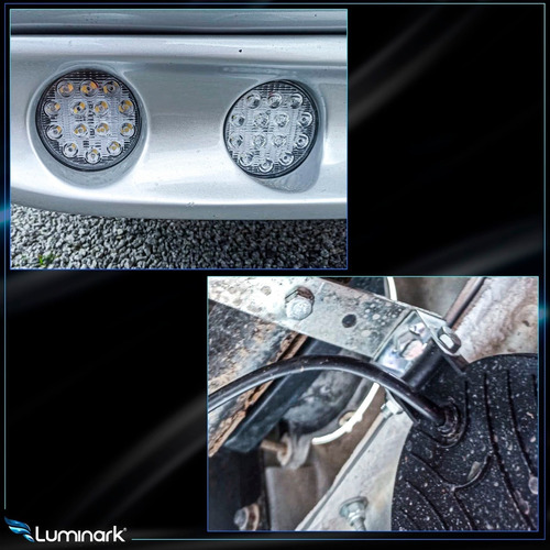 Imagem 7 de 7 de Par Farol Auxiliar Milha Led 18w F250 F350 F150 Classe A