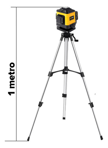 Kit Nível A Laser Profissional 3d Com Tripé