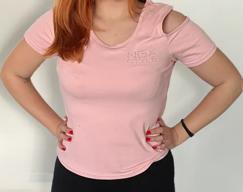 Polera Mujer Ngx M/c Spotless 10020604xlwv Pink
