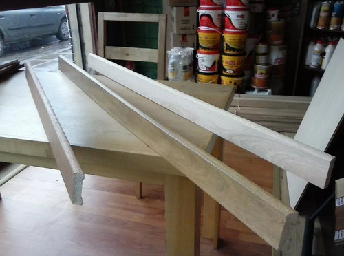 Zocalos De Madera Laqueados Ideal Para Porcelanato !!