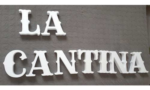 Imagen 4 de 10 de Letra Corpórea 25 Cm Polyfan Tu Nombre Importa Carteles