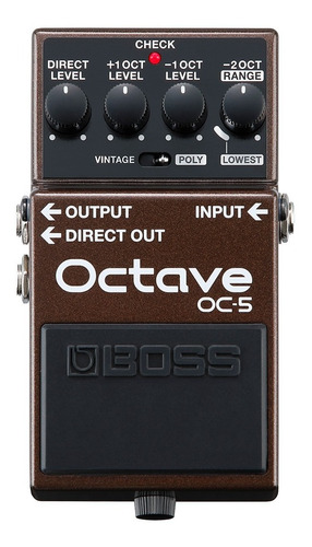 Pedal  Octavador Boss Octave Oc5 Para Guitarra Bajo