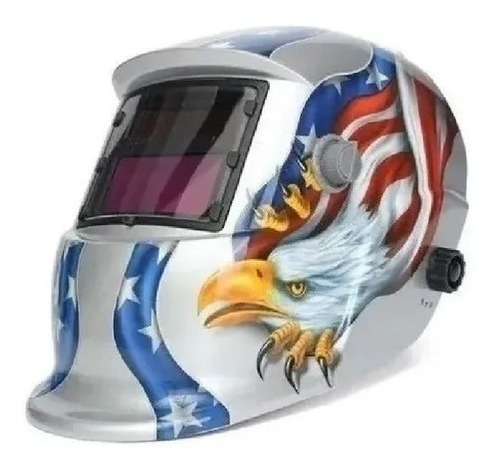 Careta-casco Electrónica Para Soldar Redbo Rb-ly-e93h Color Gris