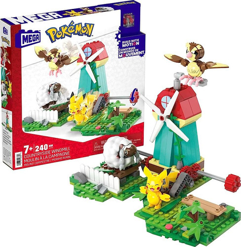 Mega Construx Pokemon - Molino Campestre - 240 Pcs -original
