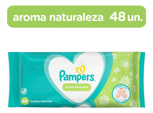 Toallitas Húmedas Pampers Aroma Naturaleza 48 Unidades