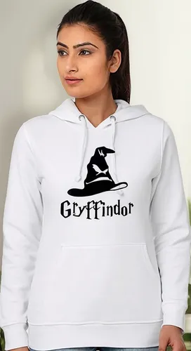 Polerón Canguro Hombre/mujer/niño 61 Hp Sombrero Gryffindor