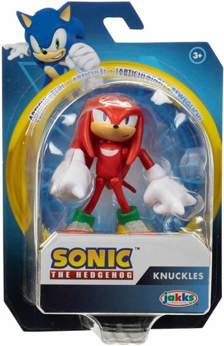 Muñeco Sonic The Hedgehog Knuckles Articulado 6cm Original