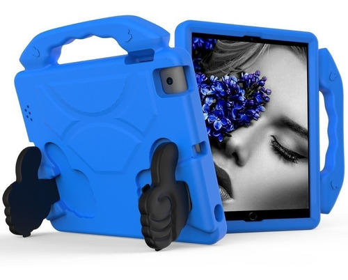 Funda De Uso Rudo Para iPad 9.7 5ta 6ta Air 1 2 Goma Niños