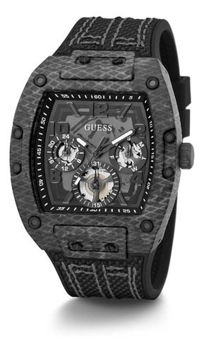 Reloj Guess Phoenix Gw0422g2 Black Carbon Limited Edition
