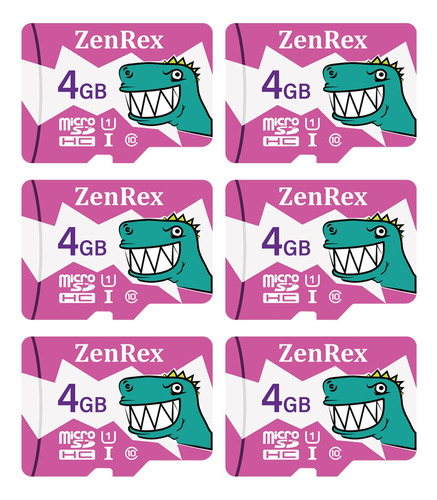 Zenrex 4gb 6 Pack Micro Sd Clase 6 Micro Sdhc Tarjeta De Mem