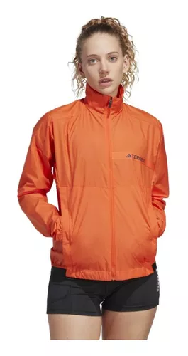 adidas Chaqueta Fast Running Naranja para Mujer