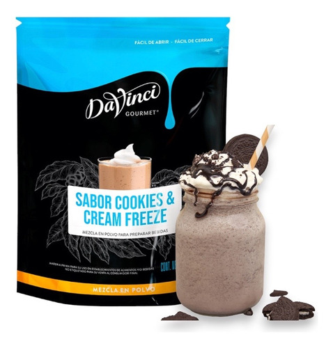 Base Para Frappe Sabor Cookies And Cream 1.3kg Caffe D Amore