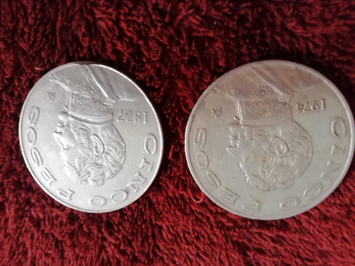 Moneda De 5 Pesos De Vicente Guerrero Con Canto Invertido 