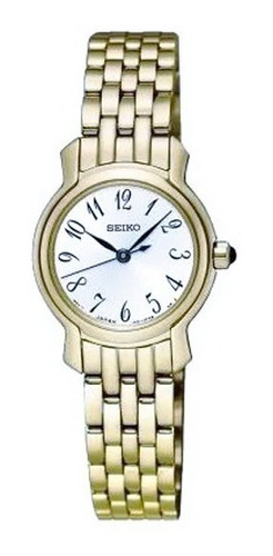 Imagen 1 de 10 de Reloj Seiko Sxgp64 Mujer Dorado Garantia Oficial