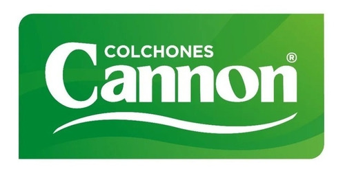 Imagen 1 de 4 de Colchón 1 Plaza Cannon Clasico Placa Entera 80 X 190 X 17 Cm