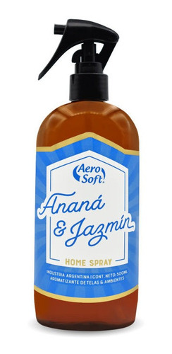 Aero Soft Home Spray X500 Anana Y Jazmin 