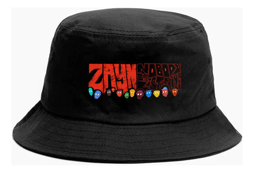 Gorro Bucket Hat Zayn Nobody Is Listening Estampado