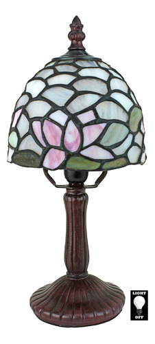 Design Toscano Lotus Of Monets Garden Lámpara De Mesa Pequeñ