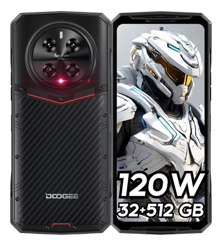 A Doogee Dk10 Dual Sim 5g Smartphone Robusto, 32+512 Gb, 120w Carga Rápida Lente De Visión Nocturna 6.67'' Nfc Teléfono Android