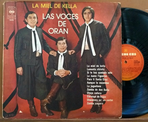 Las Voces De Oran - La Miel De Kella - Lp Año 1975 Folklore