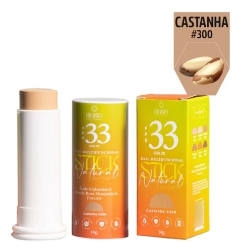 Protetor Solar E Base Natural Vegana #300 C/ Rosa Mosqueta
